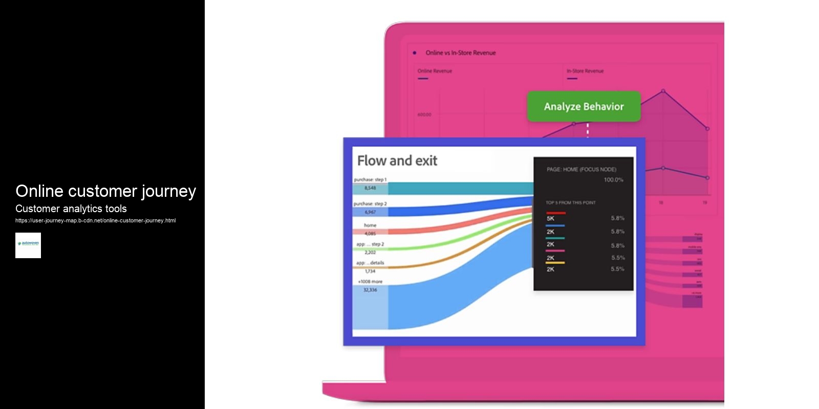 Online customer journey